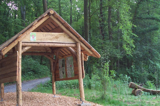 Eppinger Waldfühlpfad, Eingangsbereich, Hinweistafeln | © Land der 1000 Hügel - Kraichgau-Stromberg