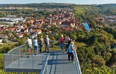 Neckarschleifen-Steillagenrunden: Panoramarunde Niedernberg | © Boris Lehner