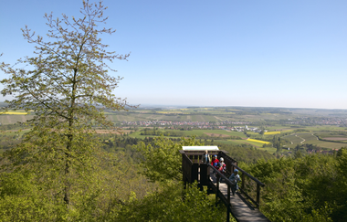 Aussichtsplattform Weißer Steinbruch | Pfaffenhofen | HeilbronnerLand | © Gemeinde Pfaffenhofen