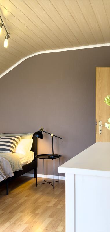 Blick ins Schlafzimmer der Ferienwohnung Bäuerle & Schmid | © FeWo Bäuerle & Schmid