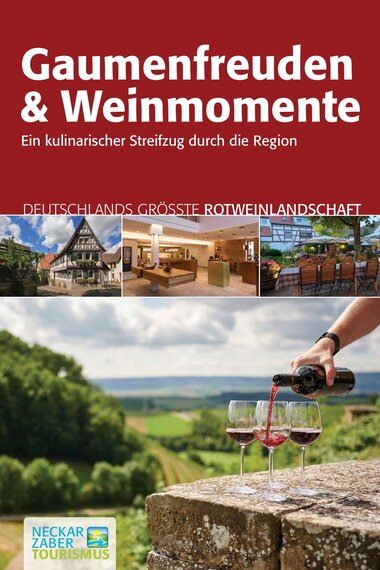 Deckblatt Gaumenfreuden & Weinmomente | © Neckar-Zaber-Tourismus e.V.